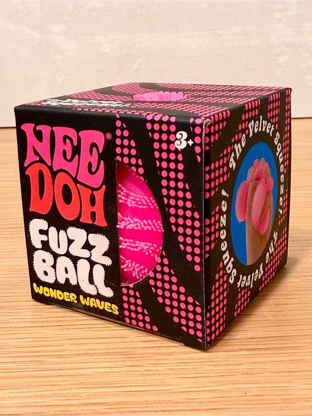 Pink Needoh Fuzz Ball Wonder Waves